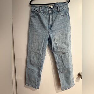 Abercrombie & Fitch Curvy Love the ankle straight ultra high rise